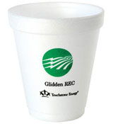 Custom Printed 8 oz. Foam Cup