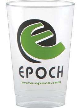 Custom Printed Clear Plastic Cup 12 oz.