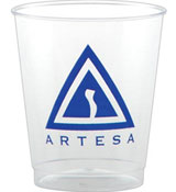 Custom Printed Clear Plastic Cup 5 oz.