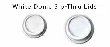 White Plastic Insulated Paper Cup Lids